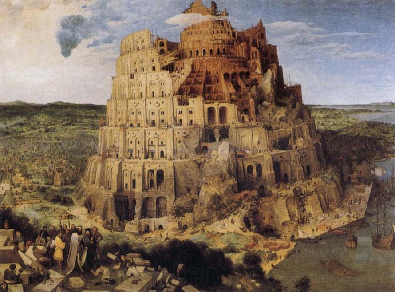 BRUEGHEL, Pieter the Younger The Tower of Babel Germany oil painting art